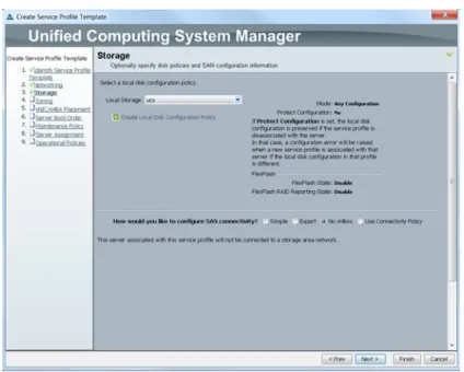 Figure 37 Configuring Storage Settings