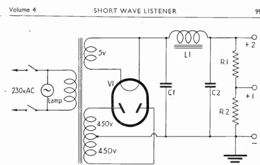 Fig. 1. Circuit for a suitable power supply unit (Ques. 7).