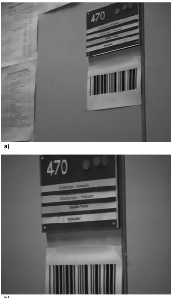 Fig. 7: Examples of a Code 39 symbol consisting of 4 co- co-de words which could be ico-dentified (String: *C2*).