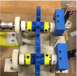 Figure 3: Gearbox system consisting of two interacting gears