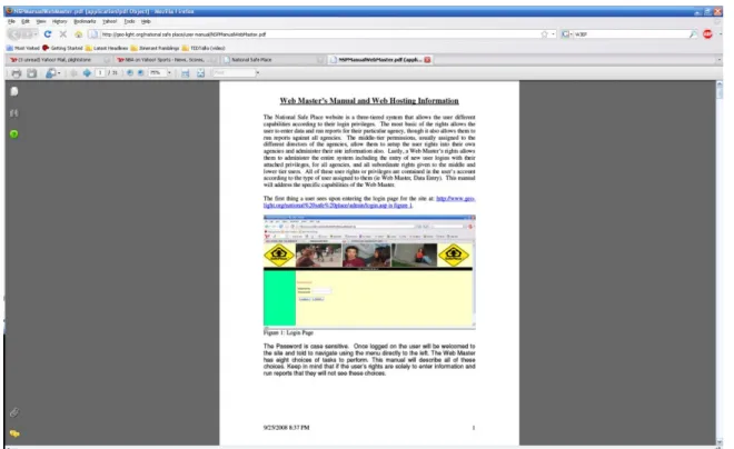 Figure 19: Sample page from a user manual. 