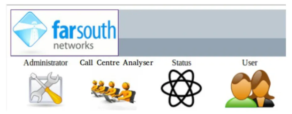 Figure 4: Select “Call Center Analyser” to access the Call Center Analyser application 