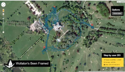 Figure 2. Wander Anywhere navigation between pieces of content
