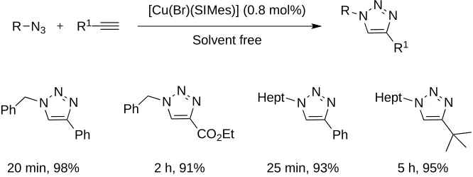 Figure 2.7.1: aNHC copper(I) complex reported by Mandal [93a] 