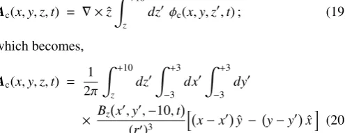 Table 2. Helicity at three times during the simulations (ηb = 0)of all ﬁve kink-unstable loops.