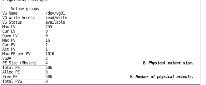 Figure 4-17  Calculating volume size for VLL, LUSE, and VLL LUSE devices 