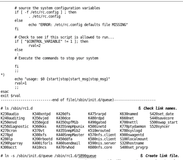 Figure 4-28  Example start-up script with changes for Hitachi devices  (continued) 