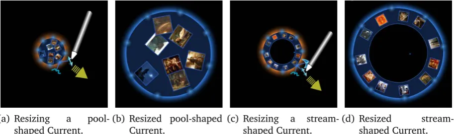 Figure 4.15: Changing the width on a stream-shaped Current.