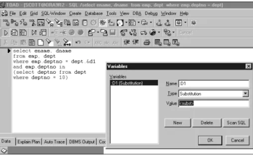 Table and Column Name Select Lists