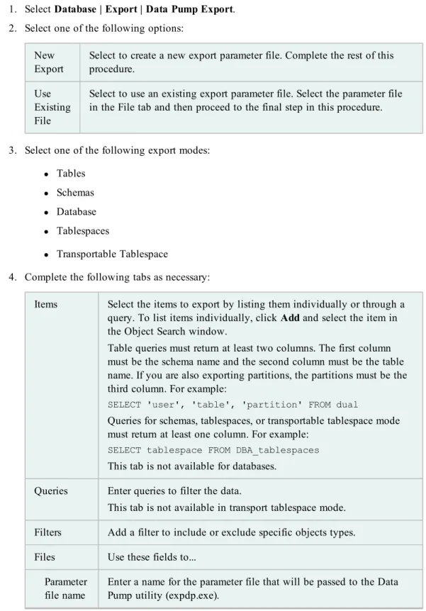 Table queries must return at least two columns. The first column must be the schema name and the second column must be the table name