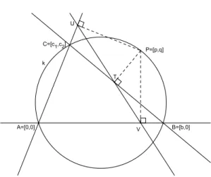 Figure 8. Introduction of a coordinate system