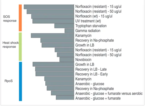Figure 4Conditions associated with different stress responses