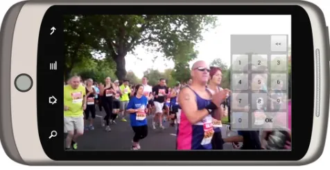Figure 1: The RunSpotRun capturing interface 