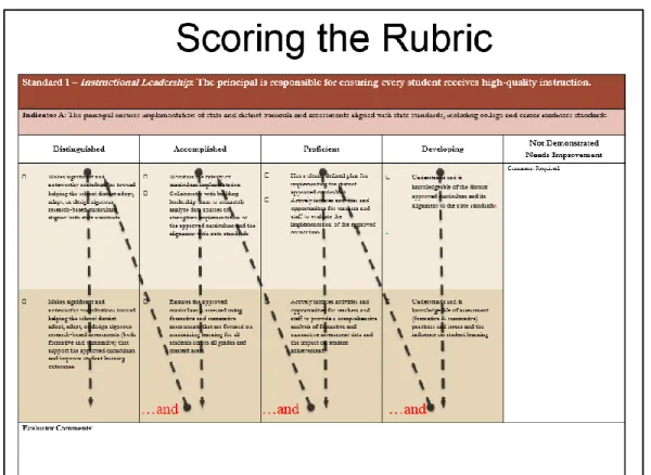 Figure 4: Scoring Method – cumulative and additive down and across the rating  