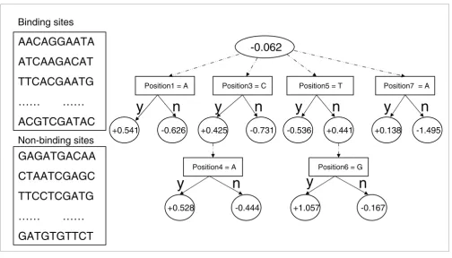 Figure 8A simple example of the alternating decision tree (ADTboost)