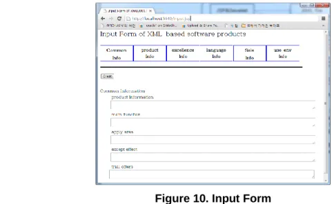 Figure 10. Input Form 