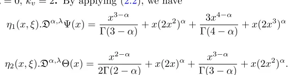 Table 3. Fractional multi-objective function, kv = 2