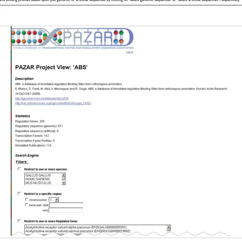 Figure 5Example query: search within a specific boutique project