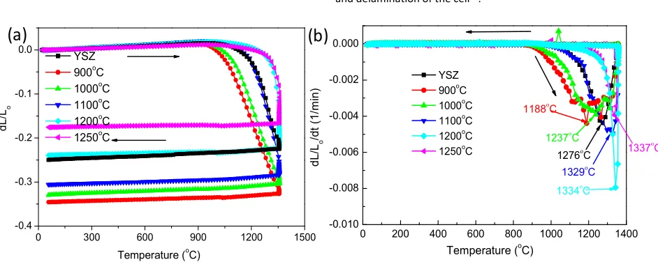 Fig. 2 Particle size distribution of LSCTA- powder after calcination at 900-1250oC for 5h in air and ball milling for 24 h 