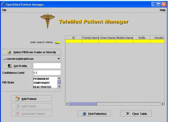 Figure 2. The PIDS user interface.