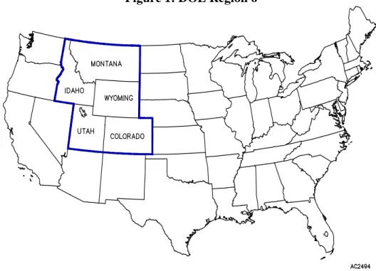 Figure 1: DOE Region 6 