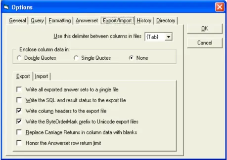 Table 13 describes all of the commands on the default menu. 