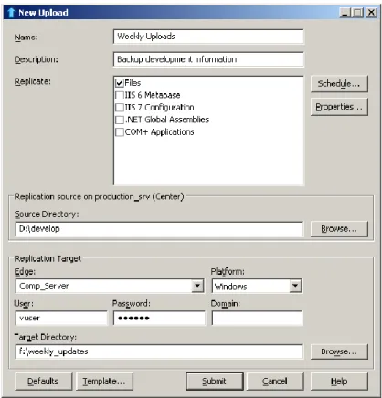 Figure 16: Submit with a virtual user  