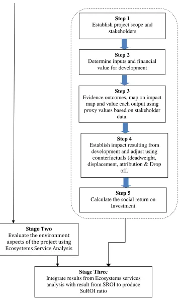 Figure 1: The SuROI Process (Bichard, 2015)  Brandon and Lombardi (2011:24) make clear that sustainability appraisal frameworks 