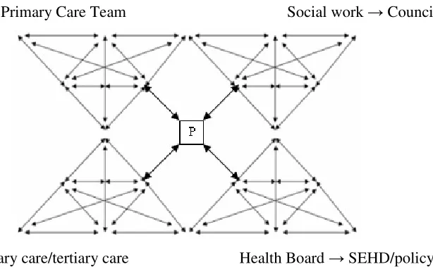 Figure 7: inter-linked activity systems identified through epistemic object exercise 