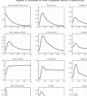 Figure 2: Increase in Non-Tradable Sector Productivity 