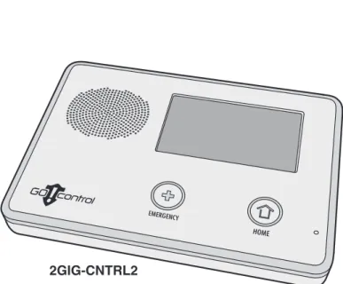 Figure 2.   Control Panel Wiring Diagram 2GIG-CNTRL2