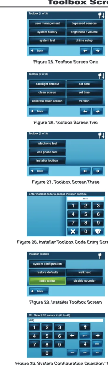 Figure 25. Toolbox Screen One