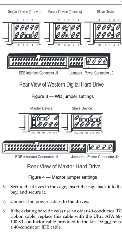 Figure 3 — WD jumper settings