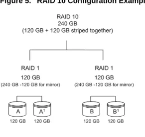 Figure 5.  RAID 10 Configuration Example