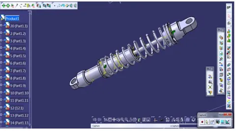 Fig 7.  Shock absorber assembly 