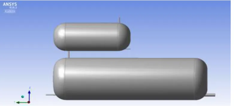Figure 1. The 3D model of the novel pre-separation column. 