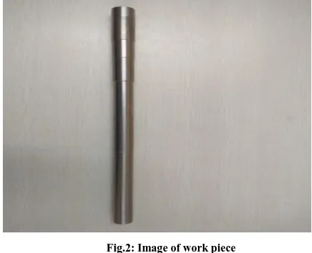 Fig.2: Image of work piece 