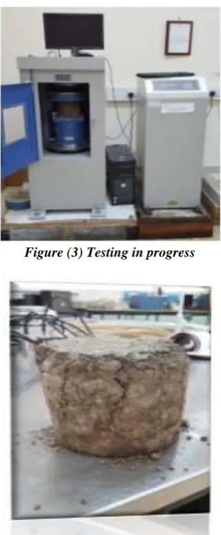 Figure (3) Testing in progress  