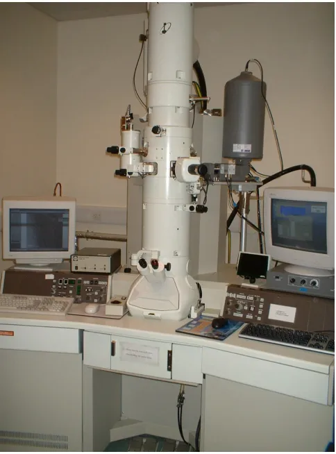 Figure 2.7 High resolution transmission electron microscope equipped with EDX operating at 200 keVat the University of St