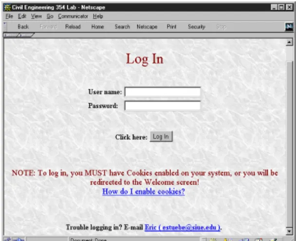 Figure 4.  “Main Menu” Screen  Figure 5.  “Change Password” Screen 