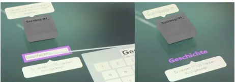 Figure 4. Media type token (left), the year range token (right).