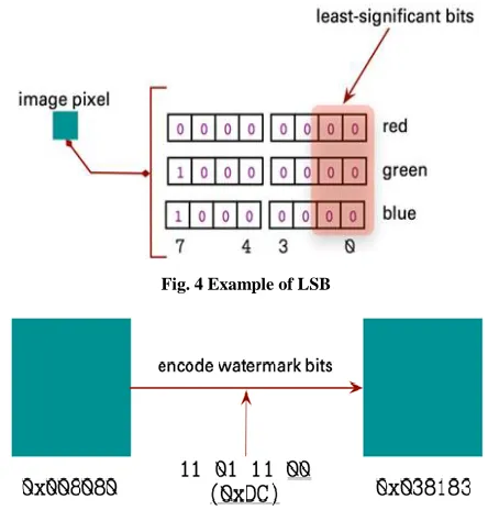 Fig. 4 Example of LSB 