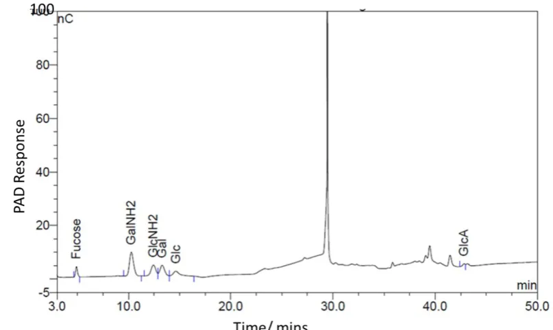 Figure 4-1: Monosaccharide composition analysis. 