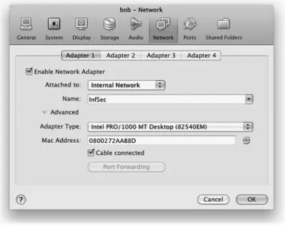 Fig. 2.2 VirtualBox network settings
