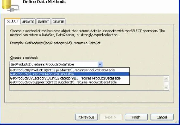 Figure 4: Retrieve Information About All of the Products Using the GetProducts() Method 