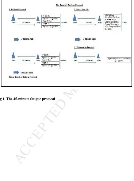 Fig 1. The 45-minute fatigue protocol ACCEPTED