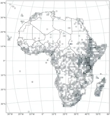 Figure 1. Heat map of effort has influenced these patterns, but it is likely to be important