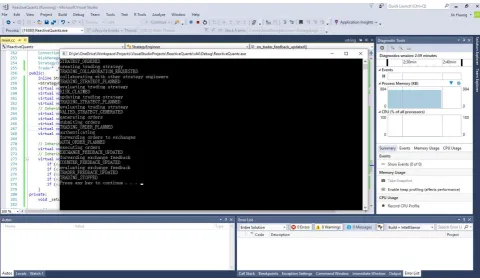 Figure 12: the result of functional testing on the TradingProcess