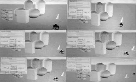 Fig. 7 (a-f). Controlling Mobile Robot via Speech 