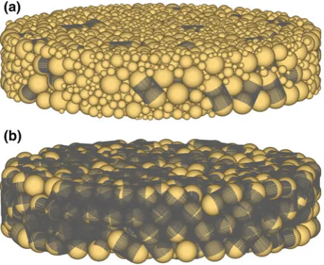 Fig. 16 Compression behaviour with predictions using Eq. (artiﬁcially cemented sand and a calcarenite, data from Liu and Carter[9) for an23]